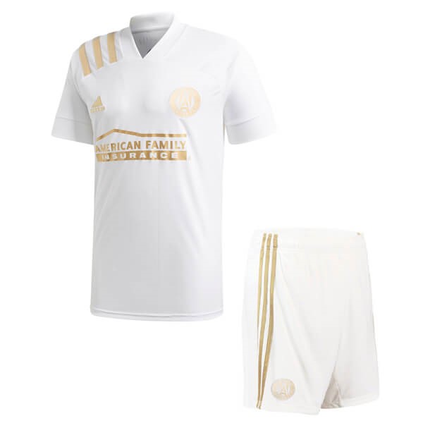 Camiseta Atlanta United Replica Segunda Ropa Niños 2020/21 Blanco